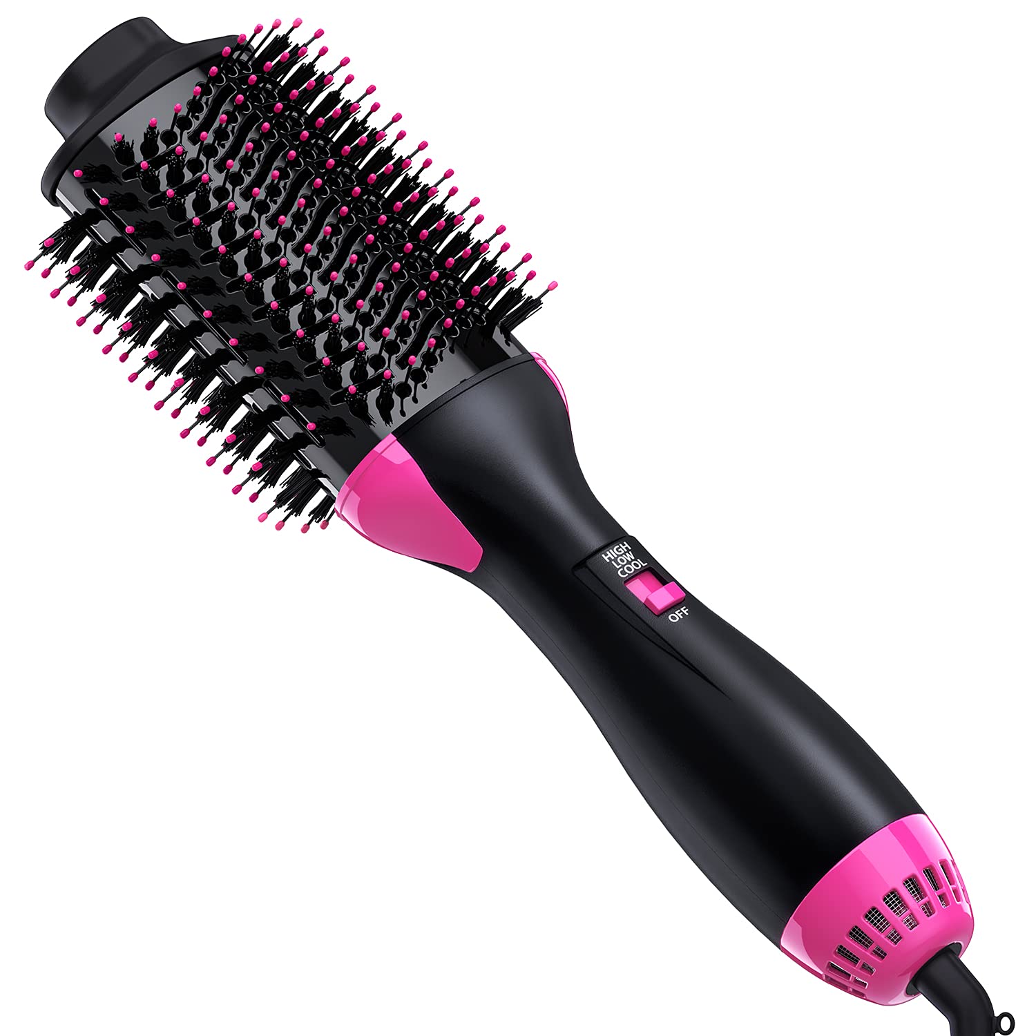 Amazon.com : COOLKESI Ionic Hair Straightener Brush, Anti-Scald